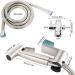 YaeCCC Cloth Diaper Sprayer - Handheld Bidet for Toilet Seat | Anti-leak Hose | Wall Mounted - Multi-function for Baby & Pets - Buy Online on GoSupps.com