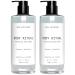 Muse Bath Apothecary Body Ritual Hydrating Body Wash - Coconut Sandalwood Body Wash for Women & Men - Essential Oil Infused Aromatherapy Body Wash Women - Natural Body Wash for Women - 32 Ounce 2 Pack Coconut Sandalwood...