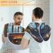 Landscape Beard Bib Apron - Best Beard Hair Catcher for Men | Perfect Father's Day & Christmas Gift with 2 Suction Cups - Buy Online on GoSupps.com