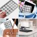 Lurrose Palette de Maquillage Magn tique Vide 2 Pi ces 24 Emplacements Plateau de Fards Paupi res DIY 10 Couleurs Plastique L ger Noir Rangement Cosm tique Professionnel - Buy Online on GoSupps.com
