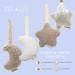 Ali+Oli Plush Pacifier Holder (Moon-Sand) - Soft Binky Holder for Babies - Buy Online on GoSupps.com
