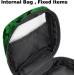 Womens Green Cloverleaf Binding-Up Bag | Tampon Storage Pocket | Zip Pockets for Menstrual Items - Buy Online on GoSupps.com