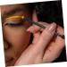 Baluue 40 Pcs Double Eye Shadow Makeup Professional Makeup Brush Eye Shadow Brush Applicator Nylon Black - Buy Online on GoSupps.com