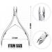 20 Pcs Stainless Steel Cuticle Trimmer Nippers - Nail Cuticle Clippers & Remover for Manicure/Pedicure - Dead Skin Cutter Tool for Fingernails/Toenails - Buy Online on GoSupps.com