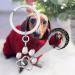 CSSTONE Dog Paw Photo Chain Necklace | 925 Sterling Silver I Love You Memory Jewelry Gift for Women | Custom Picture Keychain - Gold - Buy Online on GoSupps.com