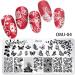 Fidgetfidget Christmas Nail Stamp Template - Christmas Tree & Butterfly Design Manicure Art Plate OM-J 06 | International Shipping Available - Buy Online on GoSupps.com