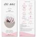Transparent Gel Nail Strips KALEFUL Semi Cured Gel Nail Stickers Nail Art Decoration Design Supplies - Buy Online on GoSupps.com