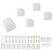 ACROIN Semi Cured Gel Toenail Strips  Toenail Wraps  20 Extra-Long Stickers  Works with Any Nail Lamps  Salon-Quality  Long Lasting   Easy to Apply & Remove  Includes Cleaning Pad  Nail File  Wooden Stick - Silver