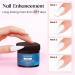 MIZHSE Nail Builder Gel Kit 3.53OZ Larger Capacity Milky White Builder Gel for Nails UV/LED Clear Hard Gel Builder Base Nail Strengthener Extension Gel with Nail Brush Clean Gel for Home Salon Milky White 3.53 Oz - Buy Online on GoSupps.com