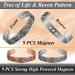 Vicmag Copper Bracelet for Men | Ultra Strength Magnetic 99.99% Pure Copper Cuff Bangle | Adjustable Size | Gift Box | Tree Raven Grey - Buy Online on GoSupps.com