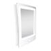 Zadro Rechargeable LED Lighted Fogless Shower Shaving Mirror - White | ZWTAR20W - Buy Online on GoSupps.com