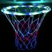 SCOTEEP Solar LED Basketball Hoop Lights, LED Basketball Rim Light Ideal for Kids Adults Parties and Training Waterproof 8 Modes Multicolor for Playing at Night Outdoors