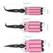 Three-Barrel Ceramic Jumbo Waver 1 Inch - Adjustable Hair Curling Iron & Crimper | International Shipping Available - Buy Online on GoSupps.com