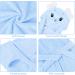 Shop Wytbaby Soft Flannel Bathrobe for Babies | Quick-Dry Hooded Robe - Blue Elephant Design (3-12 Months) - Buy Online on GoSupps.com