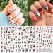 Cute 3D Self-Adhesive Nail Stickers - 6 Sheets Cartoon Design for Women and Girls | Kawaii Nail Art Decals and Charms - Nail Supplies - Buy Online on GoSupps.com