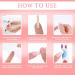 Cobee Square Long Press on Nails - 360 Pcs French Tip Nude False Nails for Women and Girls - Buy Online on GoSupps.com