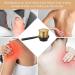 Moxa Cone Burner - Copper Moxa Stick Holder with Handle | Moxibustion Therapy Tools for Back Leg Stomach & Waist - Gold-Colored Healing Box - Buy Online on GoSupps.com
