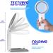 30X 10X Magnifying Glass with Light and Stand  Foldable Handheld Magnifying Glass 18 LED Illuminated Lighted Magnifier for Macular Degeneration  Seniors Reading  Close Work  Coins  Jewelry - Buy Online on GoSupps.com