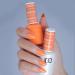 DND Gel Polish Set - Orange Collection | UV/LED Gel Polish & Air Dry Nail Lacquer - Pumpkin Spice Duo 0.5 Fl Oz - Buy Online on GoSupps.com