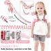 Girls Toddler Leash | Child Safety Harness | Anti Lost Wrist Link | Reflective Pink Leash 4-in-1 Walking Assistant | Butterfly Design | Ideal Gift - Buy Online on GoSupps.com