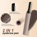 Boobeen Cream Eyebrow Pomade - Waterproof Brow Contouring Pen Long Lasting Dark Brown Color for Perfectly Shaped Brows - Buy Online on GoSupps.com