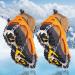 NewDoar Ice Cleats Crampons Traction 19 Spikes Stainless Steel - Anti-Slip Snow Grips for Men, Women, Kids - Ideal for Mountaineering, Climbing, Hiking, Fishing - Orange XL (M 11-14/W 12+) - Buy Online on GoSupps.com