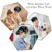 Parrot White Print Surgical Caps Hats - 2PCS Women's Bouffant Working Hat with Ponytail Holder - Pattern 03 - Buy Online on GoSupps.com