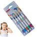 Soft Bamboo Coal Toothbrushes - 5 Pack Eco-Friendly Toothbrushes for Adults | Goowafur Moon Design - Buy Online on GoSupps.com