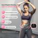 AIMAKER Silent Smart Hula Exercise Hoop for Weight Loss - 3rd Gen Weighted Infinity Hoop with Counter - Pink Hoop for Women and Beginners - Buy Online on GoSupps.com