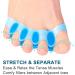 Sumifun Gel Toe Separators 10 PCS - Bunion Pain Relief & Toe Stretchers - Men and Women (Blue) - Buy Online on GoSupps.com