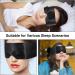 Luxurious Silk Satin Sleep Eye Mask - Comfortable Blindfold for Restful Sleep | Perfect Valentine's Day Gift - Buy Online on GoSupps.com