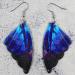 Feylie Butterfly Wing Drop Earrings | Stylish Leather Pendant Earrings for Women & Girls | Perfect Party Gift - Buy Online on GoSupps.com