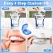 Teeth Guard for Night Grinding 4 Pack Night Sleep Guard Teeth Grinding Retainer Moldable Fit Mouth Guard for Teeth Grinding with Carry Case Custom Fit Teeth Retainers Clear - Buy Online on GoSupps.com