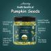 Spices Origin Raw Pumpkin Seeds for Eating | Protein Rich and Fibre Rich with Omega 3 & Omega 6 Superfood Gluten Free Vegan Organic Edible Seeds 250 GM Jar Pack _Packing May Vary - Buy Online on GoSupps.com