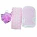 Home Scrubbing 3-Piece Set | Gentle Foaming Bath Towels for Men & Women | Durable & Time-Saving - Pink - Buy Online on GoSupps.com