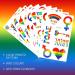 25 Sheets 200PCS Pride Temporary Tattoos LGBTQ Gay Lesbian Rainbow Pride Tattoos Waterproof Pride Stickers for Pride Parade Festival Party Supplies Pride Decorations - Buy Online on GoSupps.com