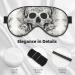 Shop Mexican Skull Print Unisex Sleeping Eye Mask | Soft Adjustable Black Face Mask for Comfortable Sleep - Buy Online on GoSupps.com