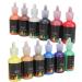 DIY Body Painting Liquid Pigment 12 Bottle Safe for Skin Water Based DIY Paint Supply for Stage Art