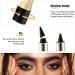 XoeLLe 2pack Waterproof Gel Eyeliner Pencil Black Matte Quick Dry Waterproof Eyeliner Pencils Long Lasting Quick Drying Long Lasting Pencil Gel Black - Buy Online on GoSupps.com