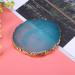 Fictory Natural Resin Stone Nail Art Palette - Blue Gel Polishing Holder & Display Plate for Professional Nail Art - Buy Online on GoSupps.com