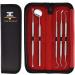 Premium 5-Piece Dental Care Set - Deep Tooth Cleaning Tools - Stainless Steel Dentist Kit for Personal Use - Buy Online on GoSupps.com