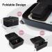 Large Makeup Case - LIGHT FLIGHT Travel Cosmetic Organizer with Adjustable Dividers - Portable Storage Bag for Cosmetics & Brushes (Black) - Buy Online on GoSupps.com