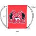 Jerry Leigh Red Minnie Mouse Ears Drawstring Tote Bag | Disney Souvenir for Women and Girls - Buy Online on GoSupps.com