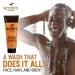 Woody's Men's 2-in-1 Conditioning Body Wash - 10 oz | Adds Fullness, Strength, Shine | Natural Ingredients | For All Hair & Skin Types - Buy Online on GoSupps.com