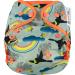 Close Pop-in Reusable Cloth Nappy Cover Popper Fastener Birth to Potty Toucan Colour Nappy Wrap