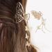 Butterfly Hair Clips 1PCS Butterfly Metal Hair Claw Clip Big Nonslip Gold Hair Clamps Hair Accessories Butterfly Tassel Hair Catch Clip for Women and Thinner Thick Hair Styling Fashion Hair Supplies Little Butterfly