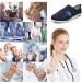 Diabetic Foot Shoes for Men | Adjustable Edema Sneakers for Swollen Feet | Comfortable Walking Shoes for Elderly & Arthritis | Size 12 Beige - Buy Online on GoSupps.com