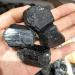 Natural Crystal Rough 4pcs Natural Black Tourmaline Crystal Rough Rock Mineral Sample raw Stone Mineral Sample - Buy Online on GoSupps.com