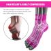 AVIDDA Plantar Fasciitis Compression Socks with Arch Supports - Pain Relief for Arthritis, Sports, Men and Women (Pink, Size L) - Buy Online on GoSupps.com