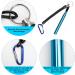 Wacky Rig Tools 2 Pcs with 320 Pcs Wacky O-Rings | Luxiv Fishing Worm Rig Tool Kits | Clip Baits Tools with Keychain - Blue - Buy Online on GoSupps.com